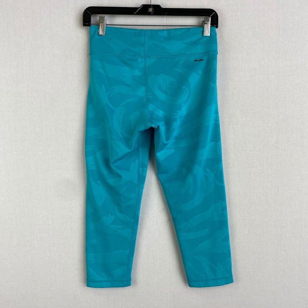 ADIDAS Blue Pattern Capri - Picture 5 of 7